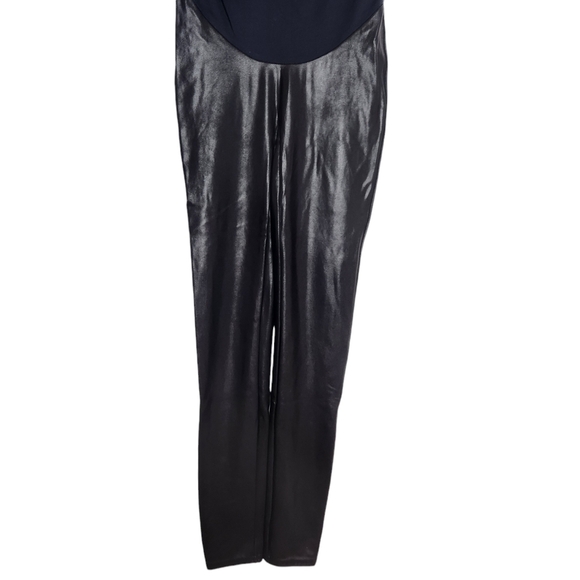 SPANX Faux Leather Leggings Mama Waistband - Picture 5 of 14